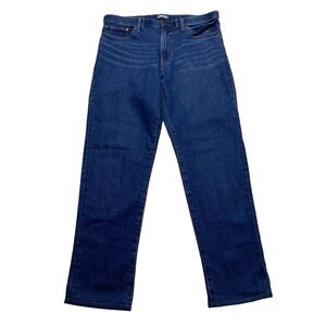 Land’s End Square Rigger Jeans Traditional Fit Blue Sz 33